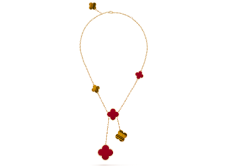 Van Cleef & Arpels Magic Alhambra necklace, 6 four-leaf lucky totems