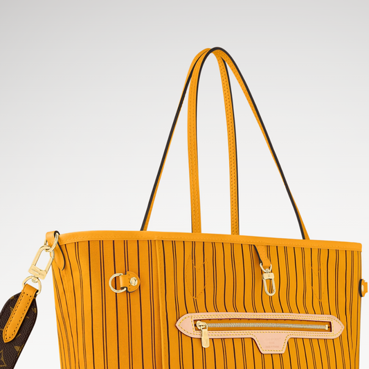 LV x TM Neverfull Bandoulière Inside Out MM Tote Bag