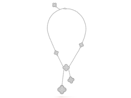Van Cleef & Arpels Magic Alhambra necklace, 6 four-leaf lucky totems