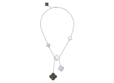 Van Cleef & Arpels Magic Alhambra necklace, 6 four-leaf lucky totems