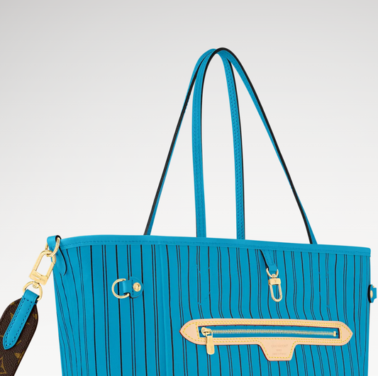 LV x TM Neverfull Bandoulière Inside Out MM Tote Bag