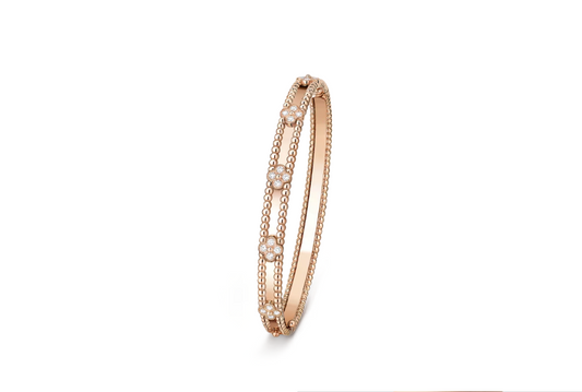 Van Cleef&Arpels Perlée sweet clovers bracelet, medium style