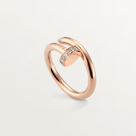 Cartier Juste un Clou ring, classic model, diamonds