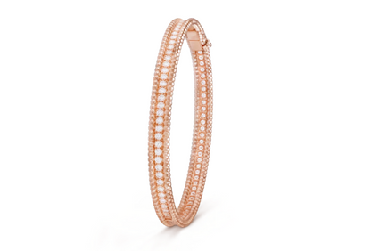 Van Cleef&amp;Arpels Perlée Diamantarmband, einzelne Diamantreihe, mittlerer Stil
