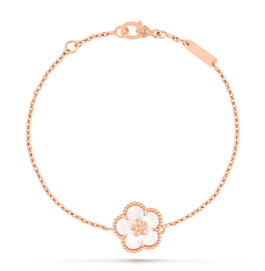 Van Cleef &amp; Arpels Lucky Spring Armband, Pflaumenblüte