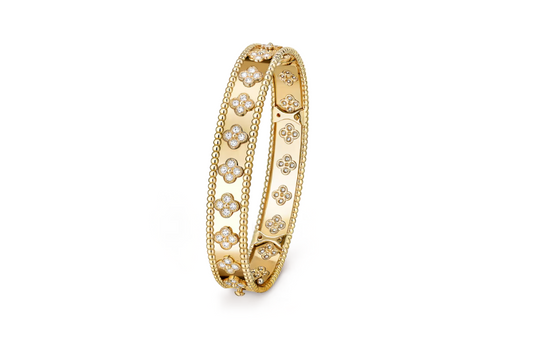 Van Cleef&Arpels Perlée clovers bracelet, medium model