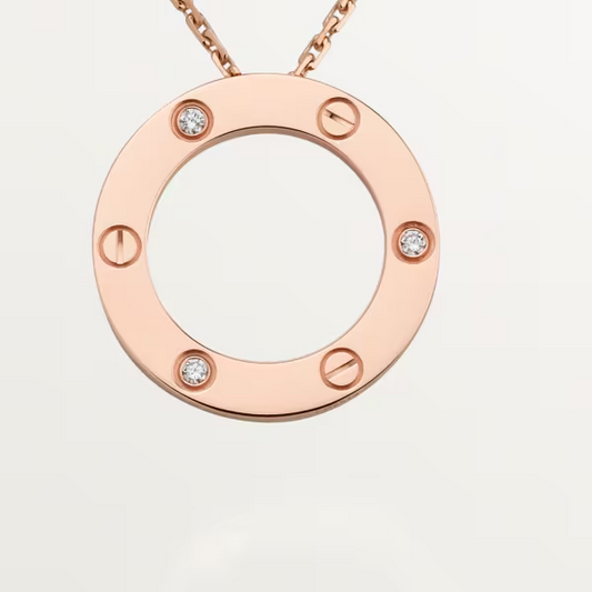 Cartier Love necklace, 3 diamonds