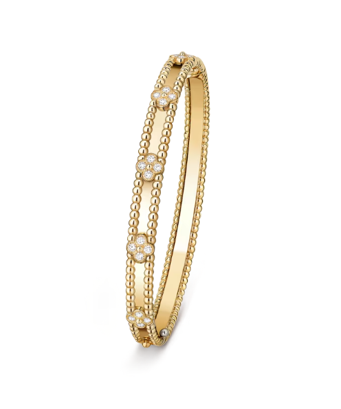 Van Cleef&Arpels Perlée sweet clovers bracelet, medium style