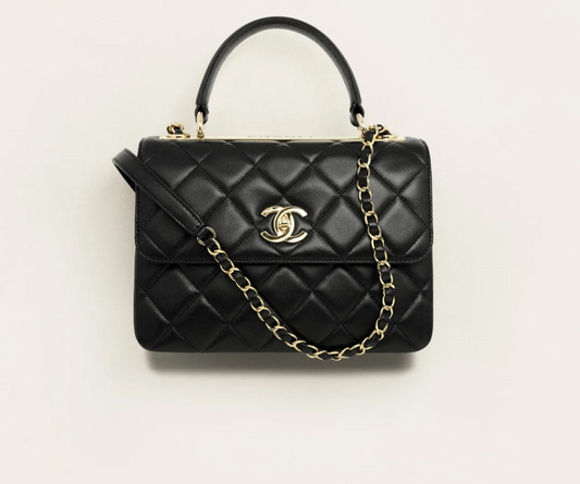 CHANELHANDLE FLAP BAG