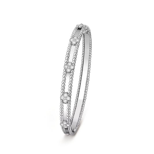 Van Cleef&Arpels Perlée sweet clovers bracelet, medium style