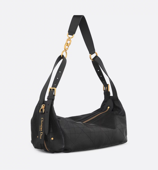 DIOR Medium D-Journey Bag in Shiny Goatskin