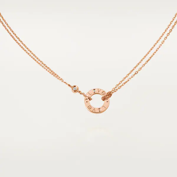Cartier Love Halskette, 2 Diamanten