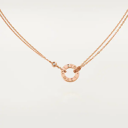 Cartier Love Halskette, 2 Diamanten