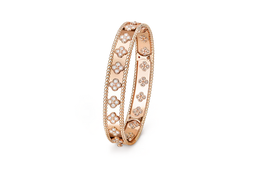 Van Cleef&Arpels Perlée clovers bracelet, medium model