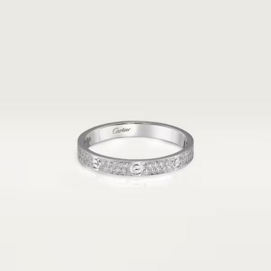 Cartier Love ring, mini model, paved