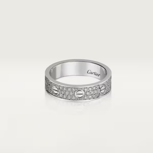 Cartier Love ring, small model, paved