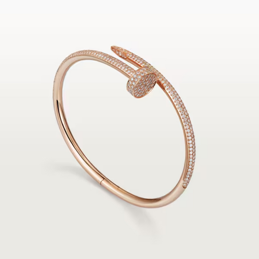 Cartier Juste un Clou bracelet, classic model, semi-paved