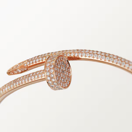 Cartier Juste un Clou bracelet, classic model, semi-paved