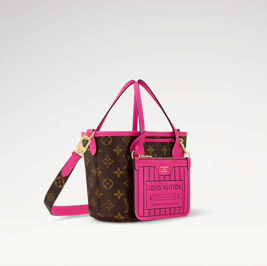 LV x TM Neverfull Bandoulière Inside Out BB Tasche