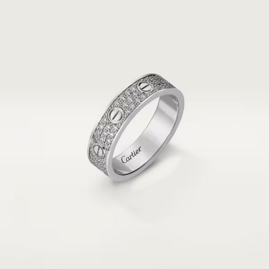 Cartier Love ring, small model, paved