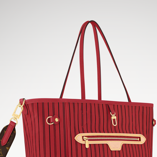 LV x TM Neverfull Bandoulière Inside Out MM Tragetasche
