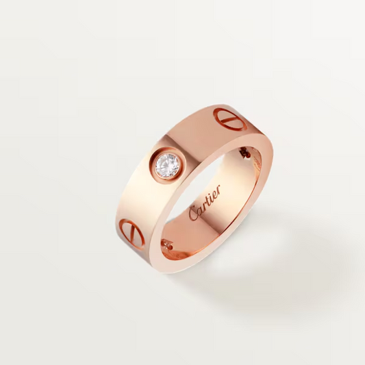 Cartier Love ring, classic model, 3 diamonds