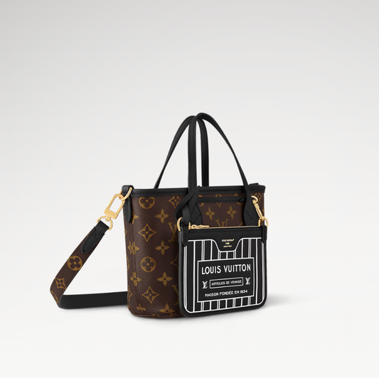 LV x TM Neverfull Bandoulière Inside Out BB Tasche