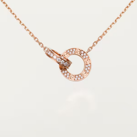 Cartier Love necklace, paved