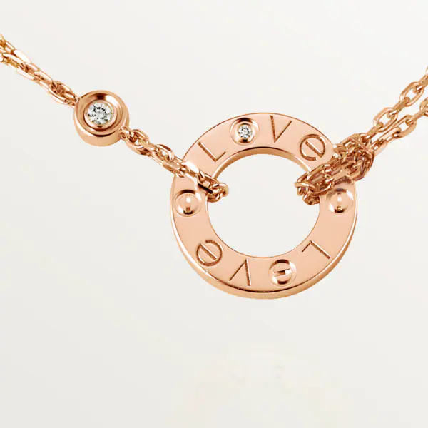 Cartier Love Halskette, 2 Diamanten