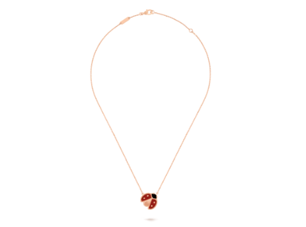 Van Cleef &amp; Arpels Lucky Spring Anhänger, Marienkäfer mit offenen Flügeln
