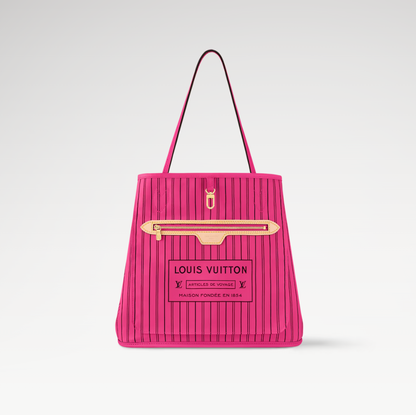 LV x TM Neverfull Bandoulière Inside Out MM Tote Bag